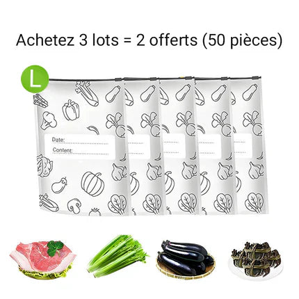 Reusable and Resealable Aluminum Storage Bag π₯’π β Perfect for Storing and Protecting Your Food! πΏ