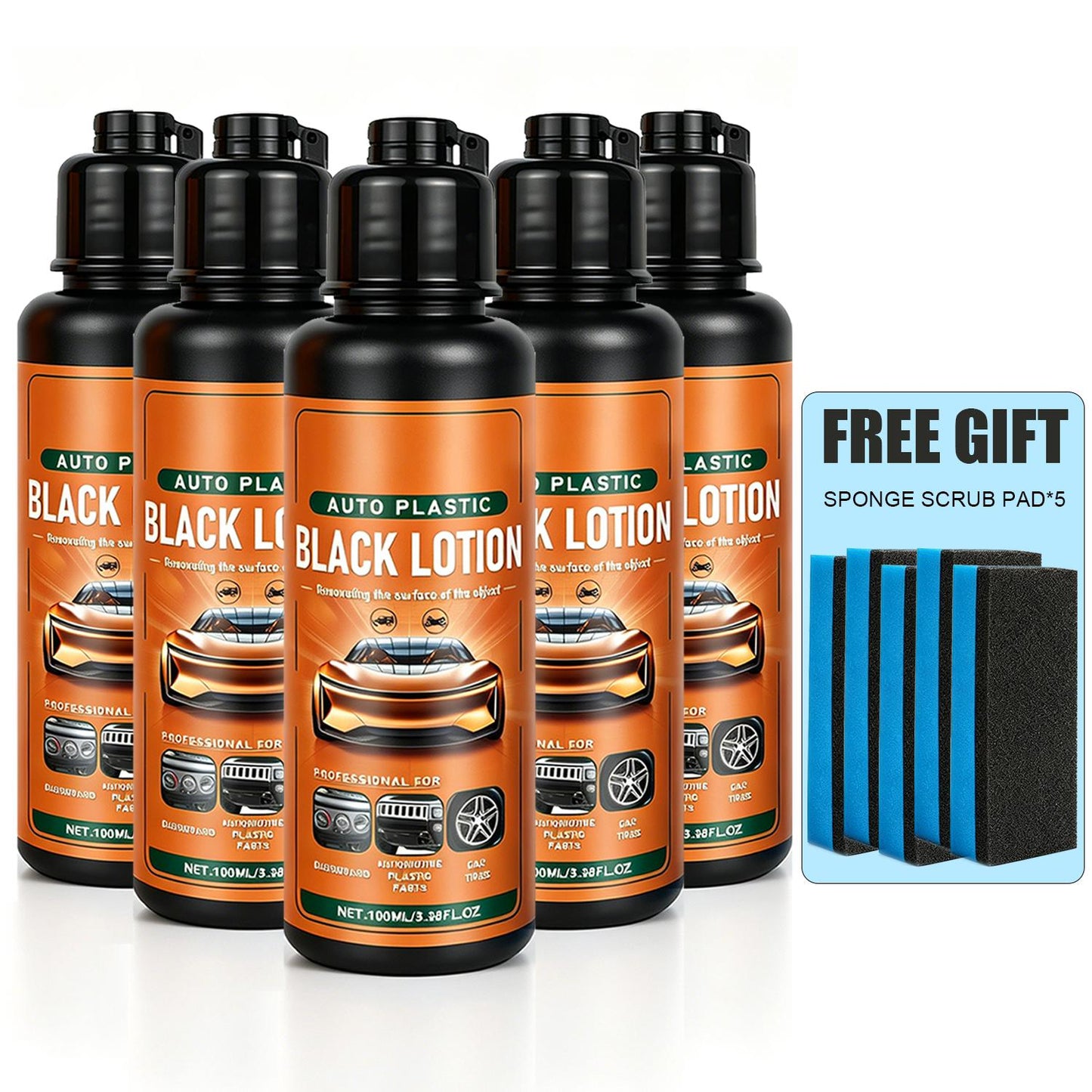 2026 LATEST🔥Plastic Restorer – Restores Shine & Color to Faded Plastic, Rubber & Vinyl Surfaces