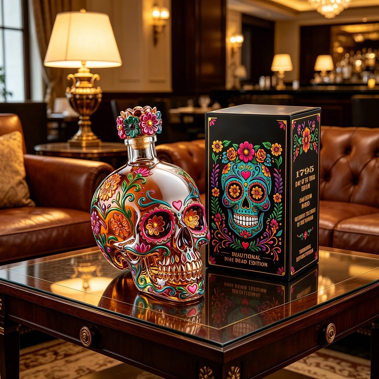 Day of the Dead Limited Edition Tequila Bottle