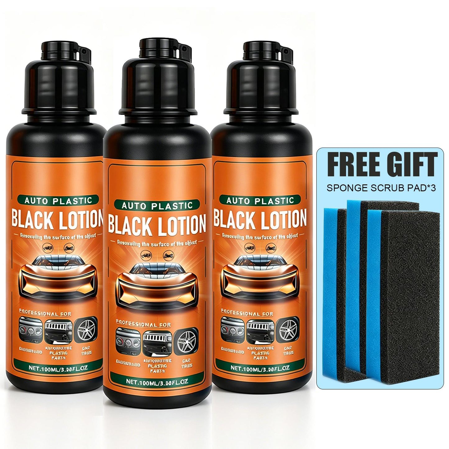 2026 Hot Sale🔥Plastic Restorer – Restores Shine & Color to Faded Plastic, Rubber & Vinyl Surfaces