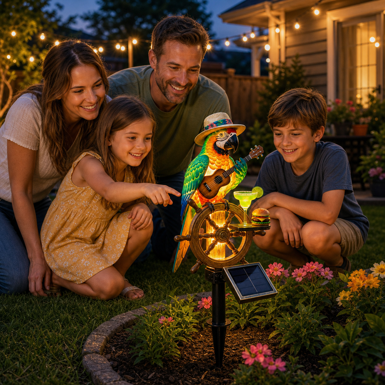 ⚡Last Day 49% OFF Sola🔥-🌴Powered Parrot Garden Light- "Wastin" Away Again"
