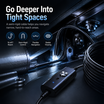 Limited -Time 50% OFF HD Endoscope Inspection Camera | 2M 5M 10M Waterproof Probe