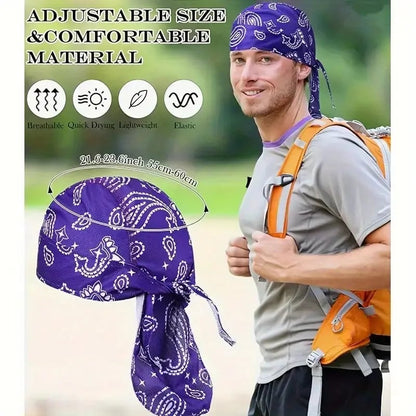 ⏳LAST DAY SALE🌟Paisley Cooling Headscarf Cap