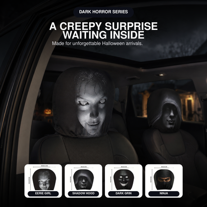 2026 Funny Halloween Car Headrest Covers – 13 Styles
