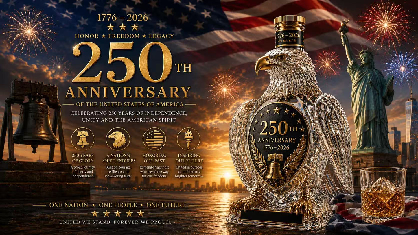🔥TIMELIMITED⏳ 50% OFF🎁Hawk Whiskey Bottle -250th Anniversary Commemorative Bottle