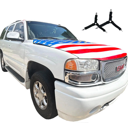 🔥Holiday sales 50% OFF🎁USA Car Flag Hood Cover 4x5ft - Patriotic Decoration