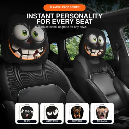 2026 Funny Halloween Car Headrest Covers – 13 Styles
