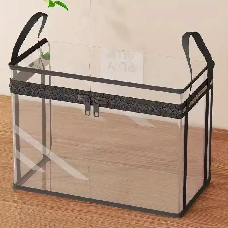 2026 Hot Sale🔥Heavy-Duty Clear Storage Box – Hinged Lid, Large Capacity