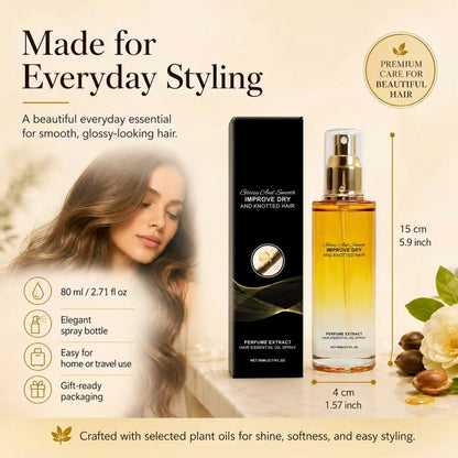 Botanical Hair Oil Mist for Dry, Frizzy & Tangled Hair