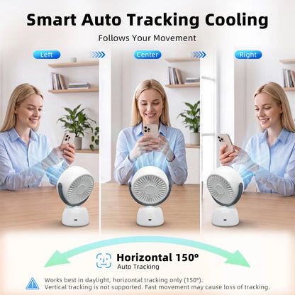 🔥3500+ sold🌀Breeze Follows You Smart Fan with Auto-Tracking & 200 Speeds