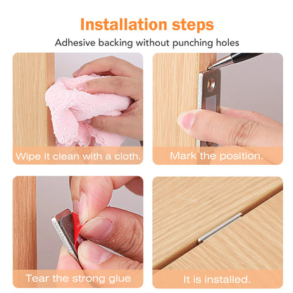 🔥Hot Sale🔥Cabinet Magnetic Catch without Punching, Versatile for Cabinets, Drawers & Windows