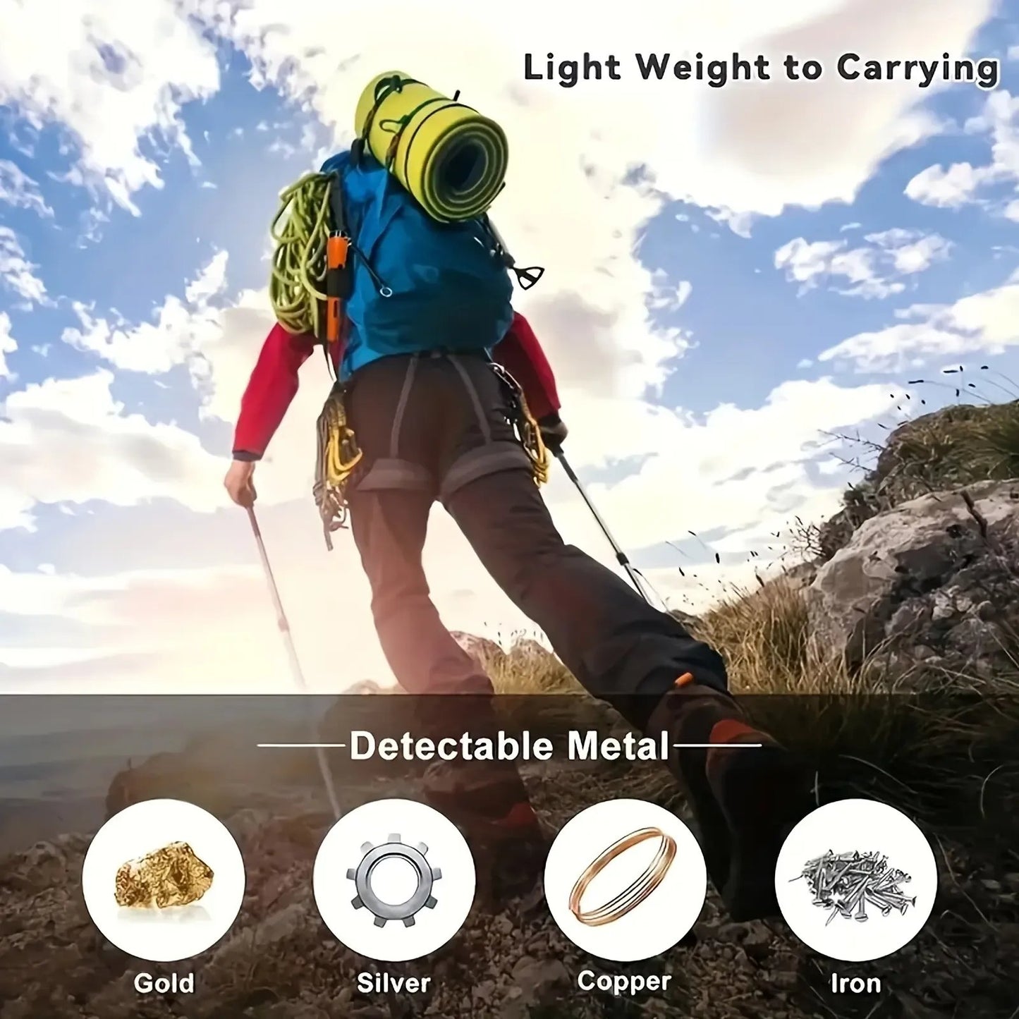 🔥 Limited-Time 50% OFF 360° Pinpointer Metal Detector