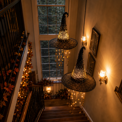 🧙✨Lighted Witch Hat Hanging Chime