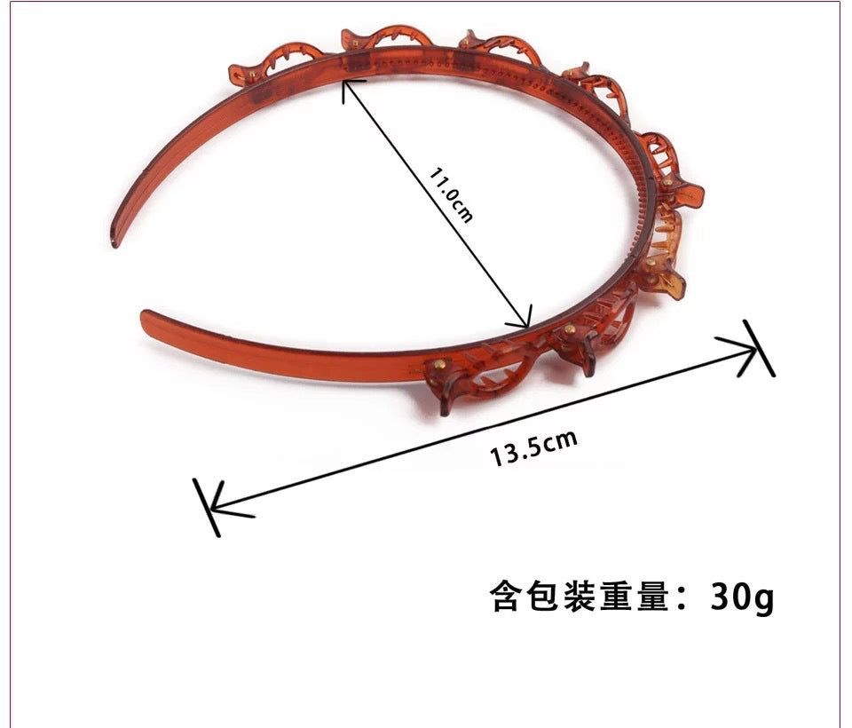 Non-Slip Styling Headband with Mini Hair Clips