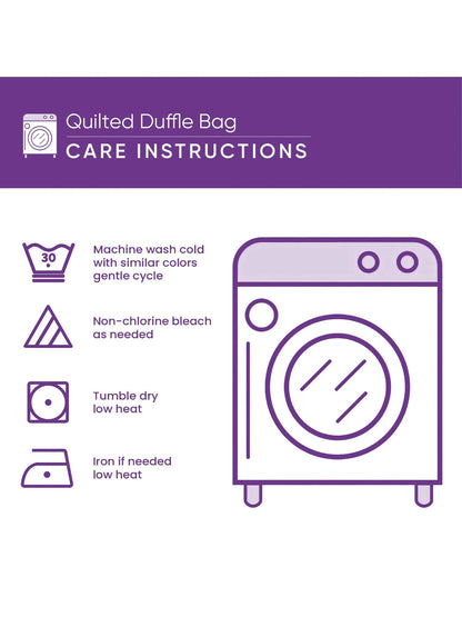 Hippie Journey Quilted Duffle Bag