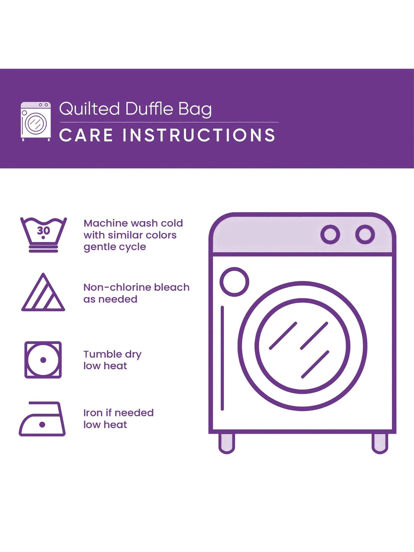 Wild Escape Quilted Duffle Bag