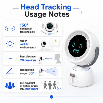 🔥3500+ sold🌀Breeze Follows You Smart Fan with Auto-Tracking & 200 Speeds