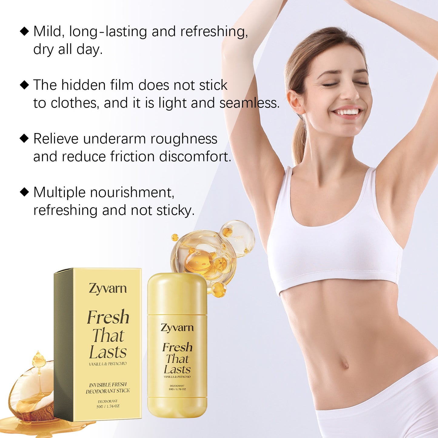 ⌚50％OFF time limited🍀Pure natural long-lasting fresh body fragrance stick