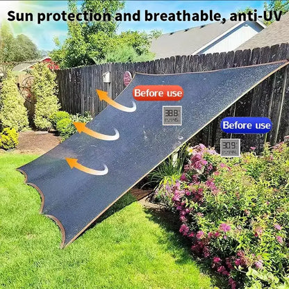 🎁Summer Hot Sales🎁90% Blackout Cloth -UV-Resistant Shade Net with Reinforced Rivets, Suitable for Outdoor Adventures / Camping / Garden / Patio / Greenhouse.