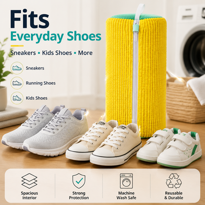 ⚡ No-Scrub Shoe Washing Bag – Clean & Protect Your Sneakers In The Washing Machine