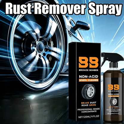 Automotive Rust Remover Spray 120ML – Fast-Acting Iron & Rust Cleaner for Wheels, Rims, Metal Surfaces