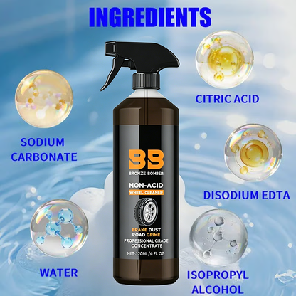 Automotive Rust Remover Spray 120ML – Fast-Acting Iron & Rust Cleaner for Wheels, Rims, Metal Surfaces