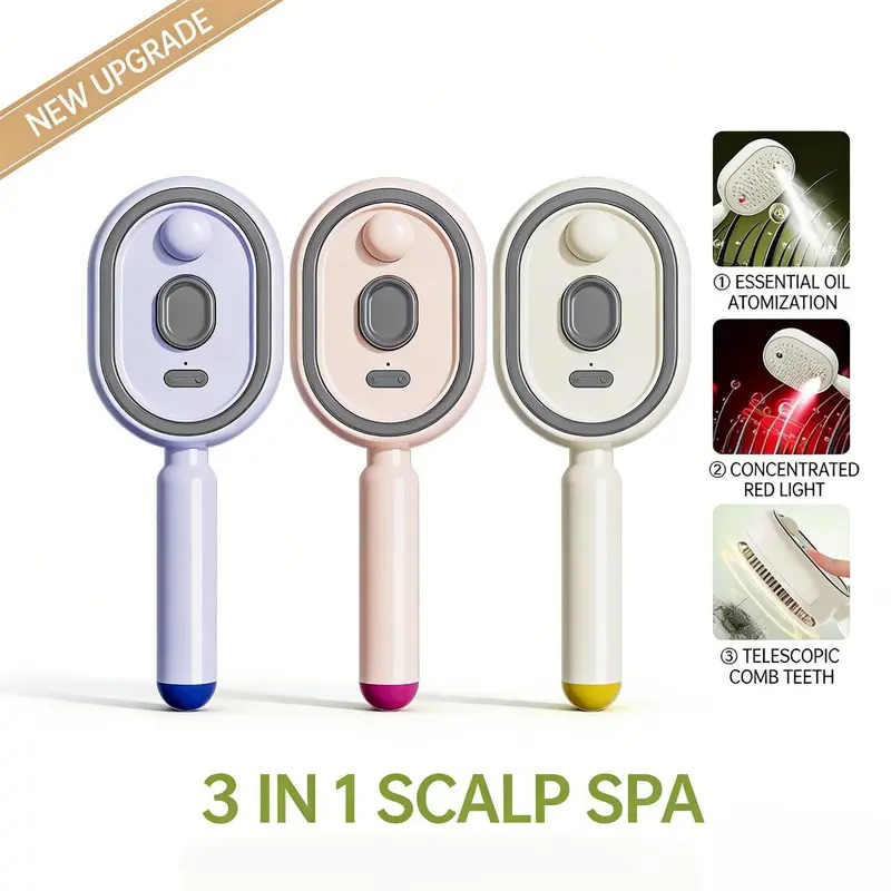 🔥Summer Limited 50% OFF🔥Electric Spray Air Cushion Massage Comb