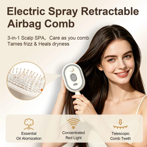 🔥Summer Limited 50% OFF🔥Electric Spray Air Cushion Massage Comb