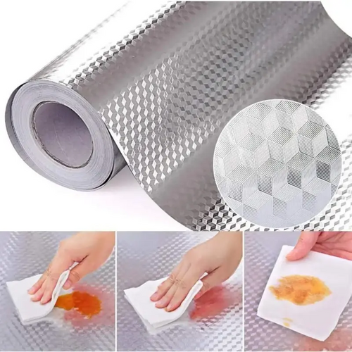🎁SUMMER Promotion 49% OFF🔥Kitchen Wallpaper Oil Proof Sticker Aluminum Foil Backsplash Self