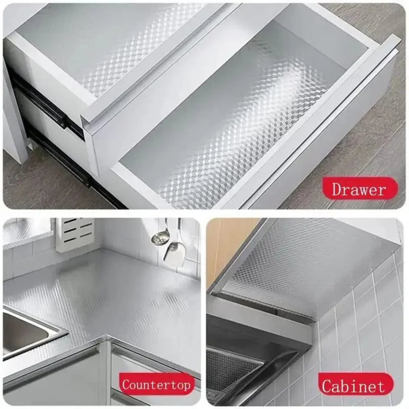 🎁SUMMER Promotion 49% OFF🔥Kitchen Wallpaper Oil Proof Sticker Aluminum Foil Backsplash Self