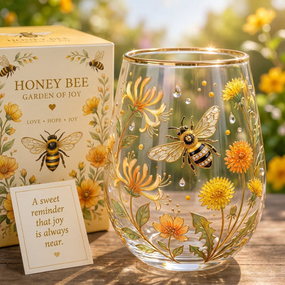 🌸🌿Garden Morning Bliss Glass Tea Cup☀️☕