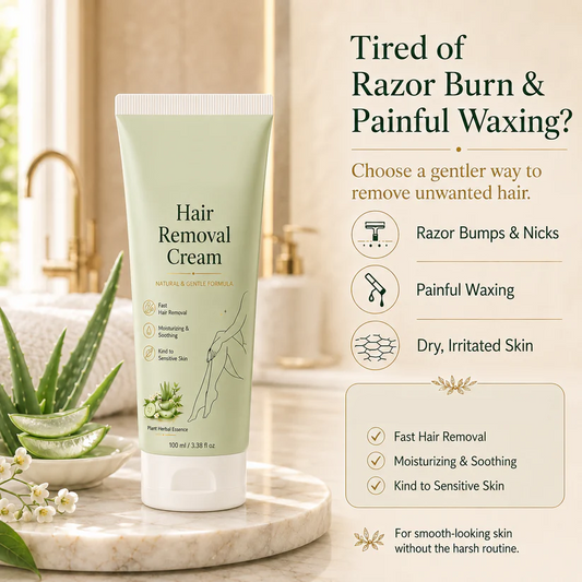 🔥8000+ repeat purchases💯Painless Depilatory Cream – No Razor Bumps, No Harsh Odor