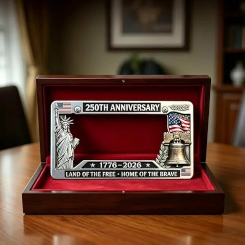 🔥 250th Anniversary Commemorative License Plate Frame🗽