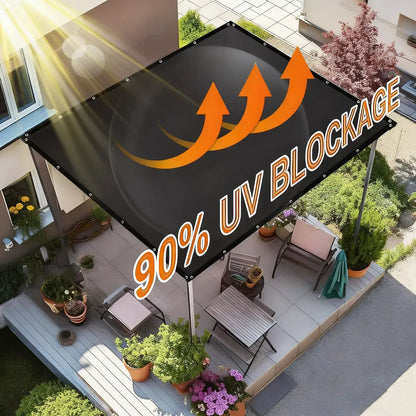 🎁Summer Hot Sales🎁90% Blackout Cloth -UV-Resistant Shade Net with Reinforced Rivets, Suitable for Outdoor Adventures / Camping / Garden / Patio / Greenhouse.