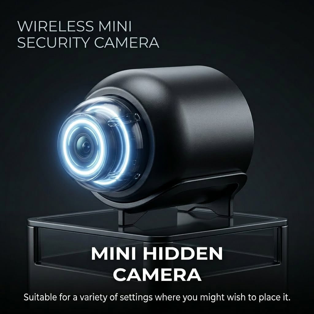 🔥50% OFF 🎥 Covert Surveillance Gadget — Hotels, Bathrooms, Cars, Homes, Subways — Miniature Wireless Mini Camera