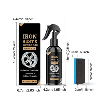 Automotive Rust Remover Spray 120ML 🚗 Fast & Effective Metal Cleaner