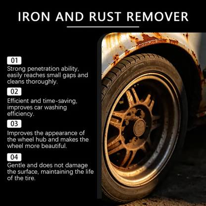 Automotive Rust Remover Spray 120ML 🚗 Fast & Effective Metal Cleaner