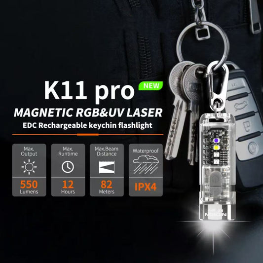🔥Last Day 50% OFF🔥Summer  K11 Pro Magnetic Keychain Flashlight