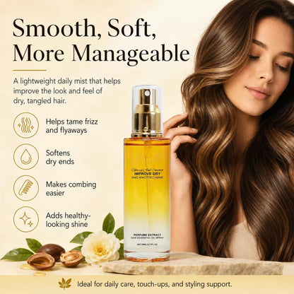Botanical Hair Oil Mist for Dry, Frizzy & Tangled Hair