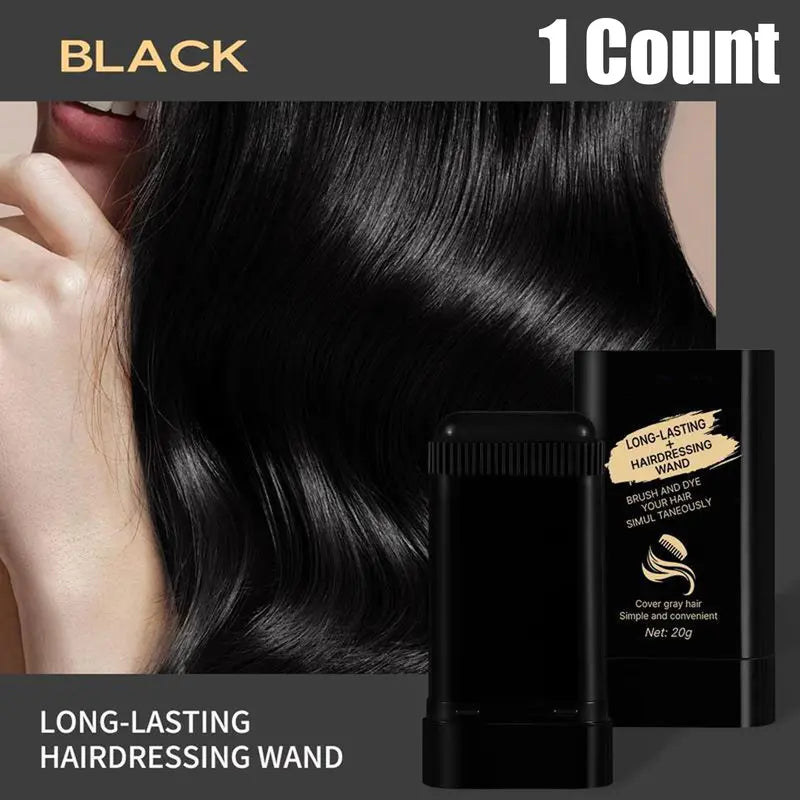 Hair dye comb, One-time use, Non-fading, Natural and long-lasting, Covers gray hair without damaging hair