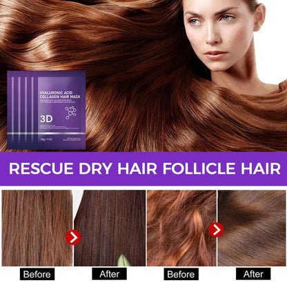 🔥Last Day Sale 50% OFF🔥3D Hyaluronic Acid & Collagen Hair Mask