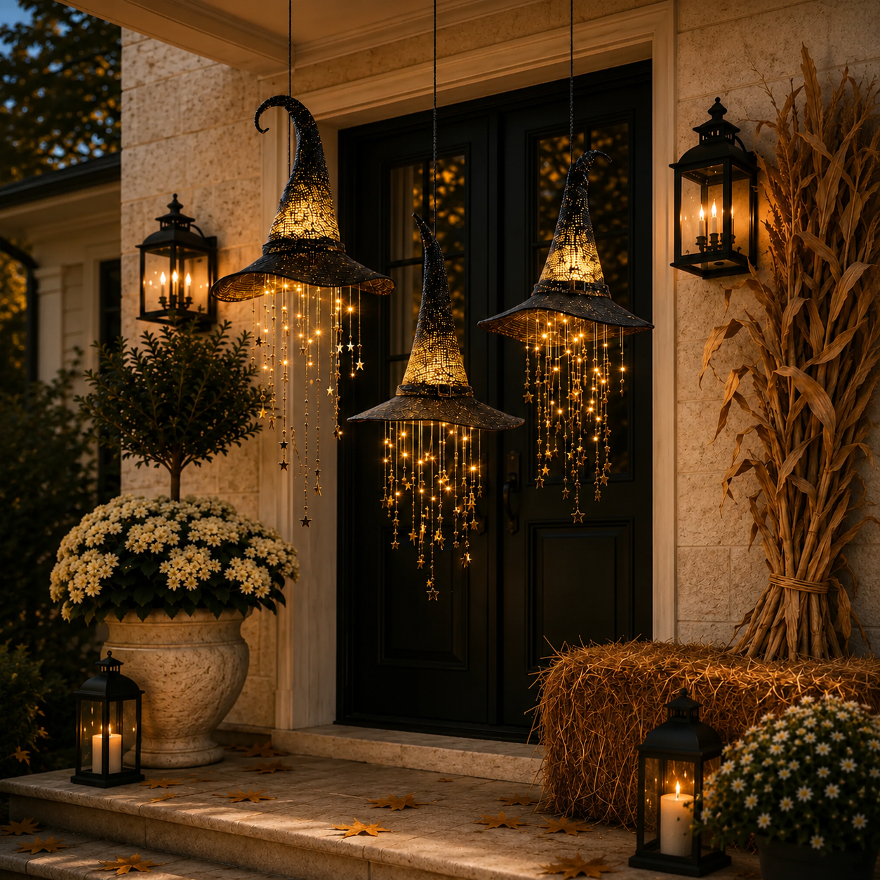 🧙✨Lighted Witch Hat Hanging Chime