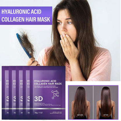 🔥Last Day Sale 50% OFF🔥3D Hyaluronic Acid & Collagen Hair Mask