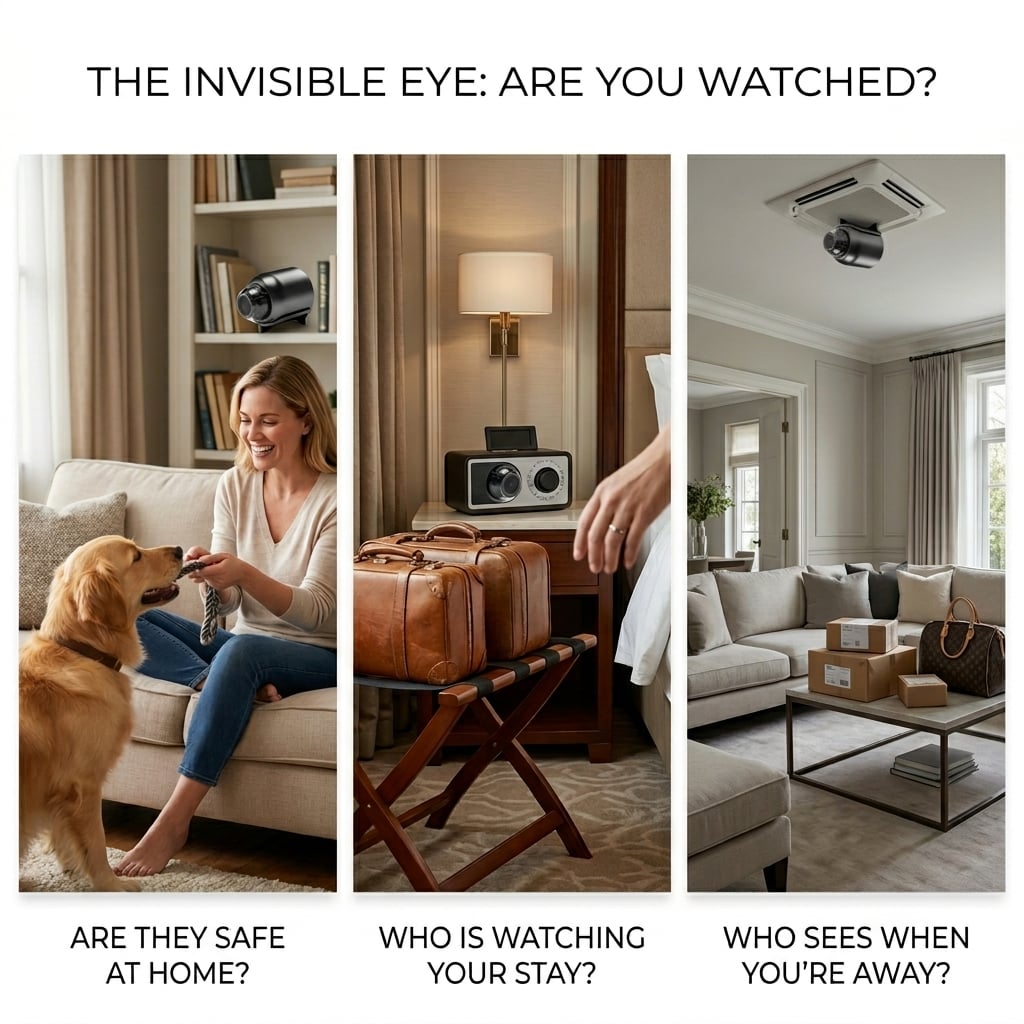 🔥50% OFF 🎥 Covert Surveillance Gadget — Hotels, Bathrooms, Cars, Homes, Subways — Miniature Wireless Mini Camera