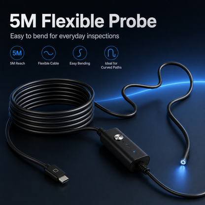 Limited -Time 50% OFF HD Endoscope Inspection Camera | 2M 5M 10M Waterproof Probe