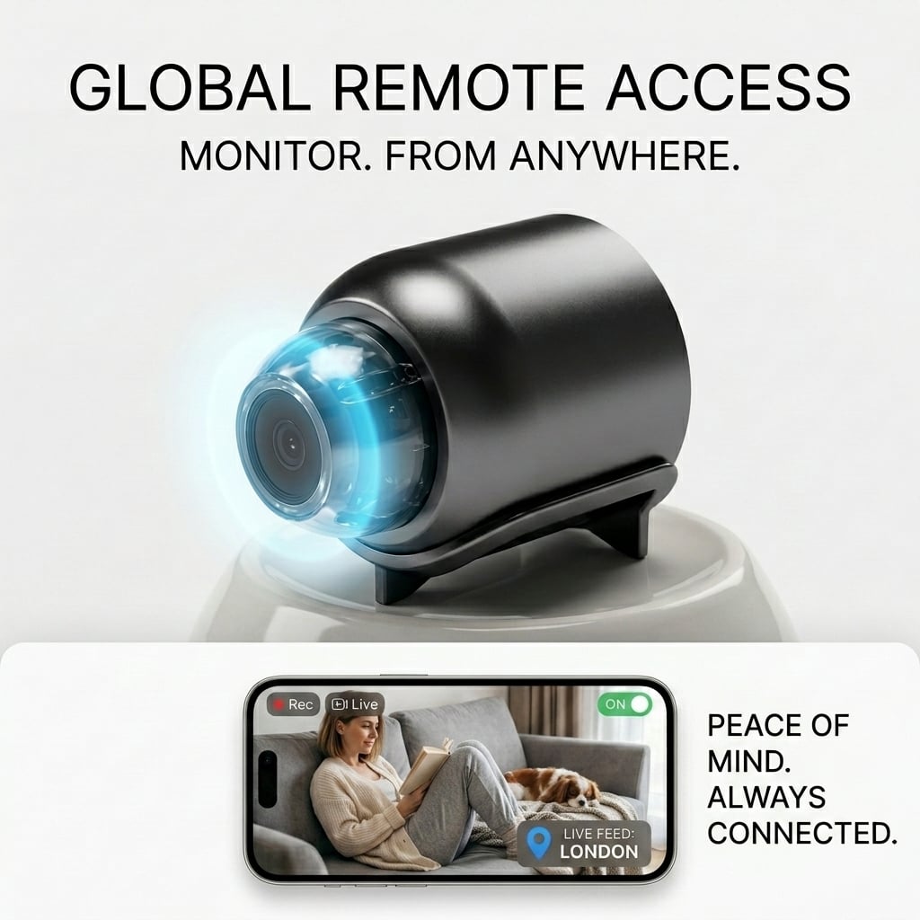 🔥50% OFF 🎥 Covert Surveillance Gadget — Hotels, Bathrooms, Cars, Homes, Subways — Miniature Wireless Mini Camera