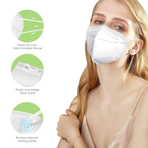 Hot Sales🔥KN95 Face Masks 100 Pack 5 Layer Breathable Design