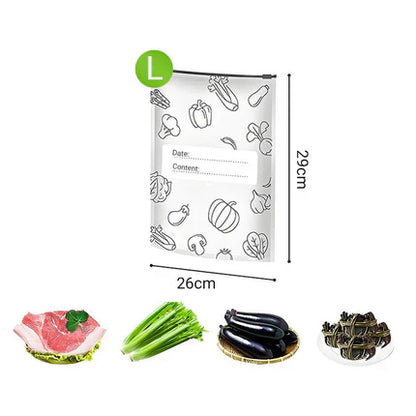 Reusable and Resealable Aluminum Storage Bag 🥢🌍 – Perfect for Storing and Protecting Your Food! 🌿