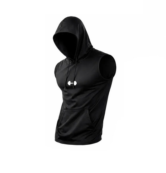 Quick-Dry Cooling Hooded Sleeveless Tops
