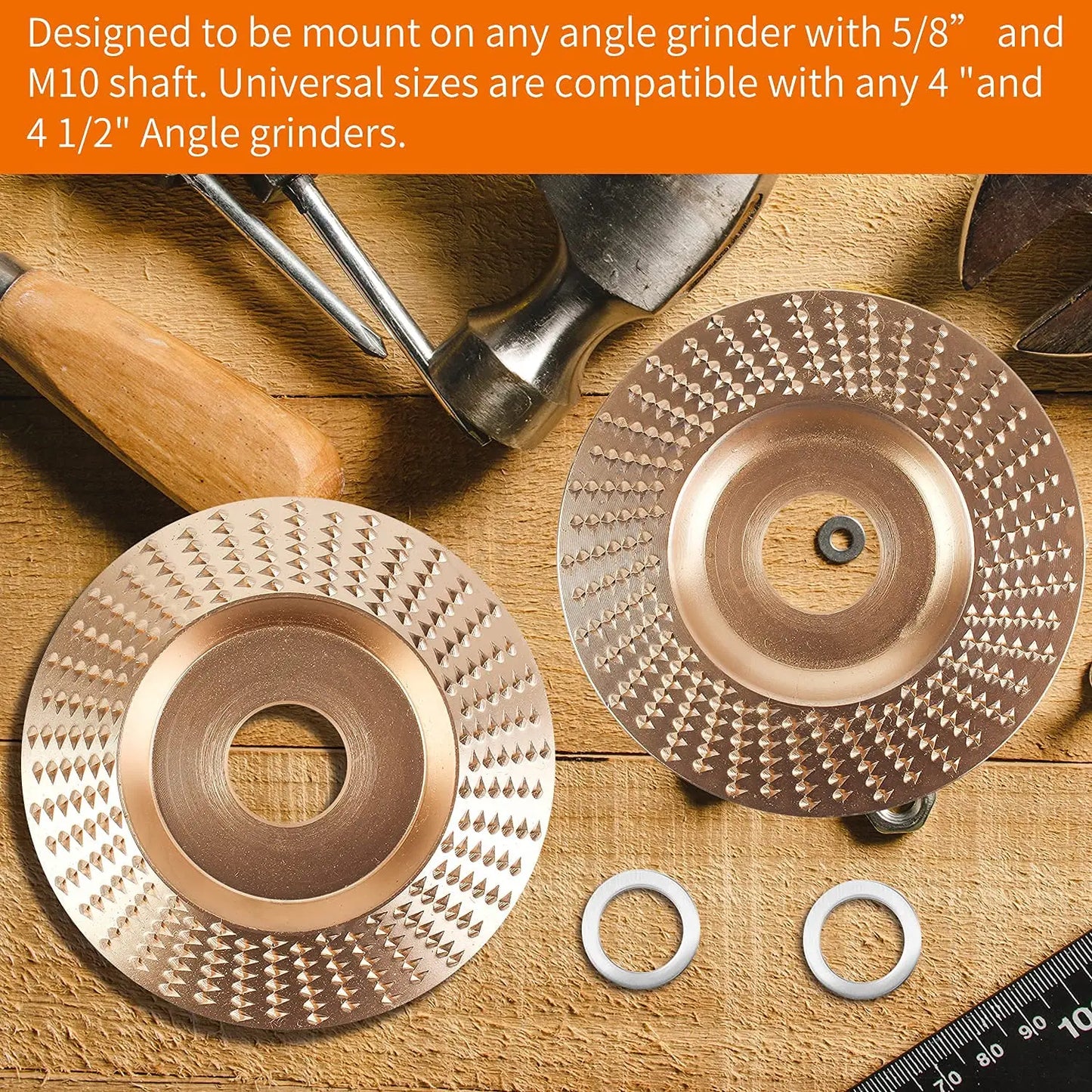 Wood Carving Disc Set for Angle Grinder 3Pcs